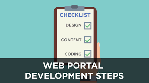 web portal development steps